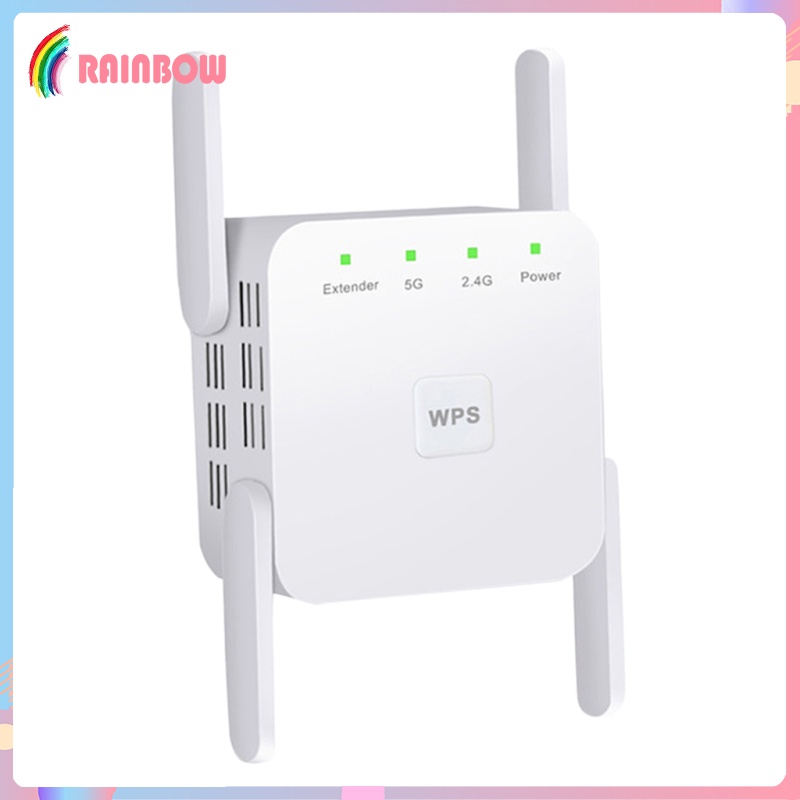 Thiết Bị Khuếch Đại Tín Hiệu Wifi Không Dây 1200mbps 2.4g 5g 4 Ăng Ten Phích Cắm Us | BigBuy360 - bigbuy360.vn