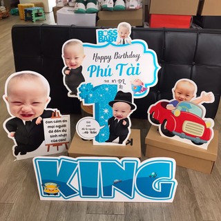 Combo Chibi, Tên Để Bàn, Bảng Tên Trang Trí Sinh Nhật