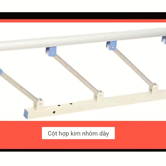 【Thanh chắn giường】Lan can inox chống rơi cho người già và trẻ em 1,8m 2m