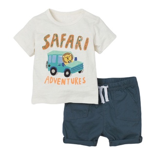 Sét bộ bé trai quần kaki túi litter Maven