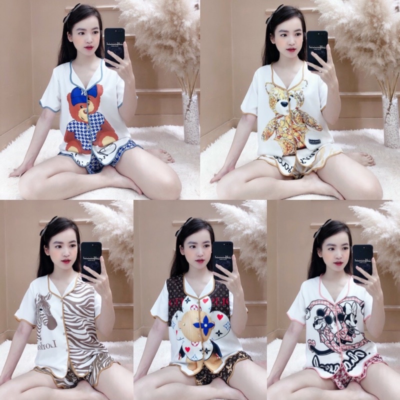 ĐỒ BỘ - PIJAMA MẶC  NHÀ FORM CÁNH DƠI ĐÙI SÓNG CHẤT MANGO MỀM MẠI, MÁT MẺ | BigBuy360 - bigbuy360.vn