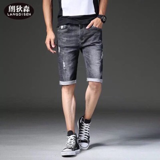 Quần short jean nam phong cách hàn quốc 433