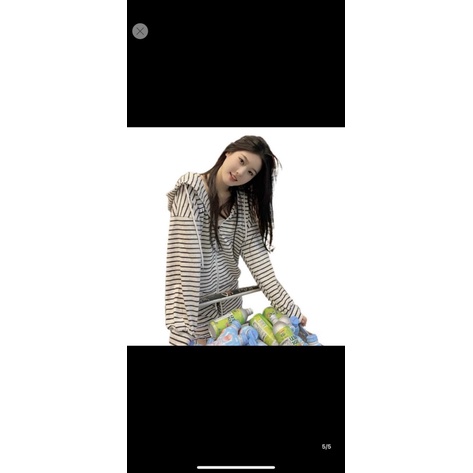 (FREE SHIP) ÁO KHOÁC HOODIE NỮ  VIỀN SỌC CÓ DÂY KÉO THỜI TRANG CHỐNG NẮNG THỜI TRANG XINH LUNG LINH VALENTINA