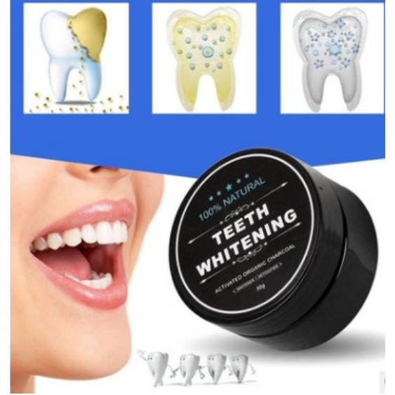 Kem trắng răng than hoạt tính - Teeth Whitening