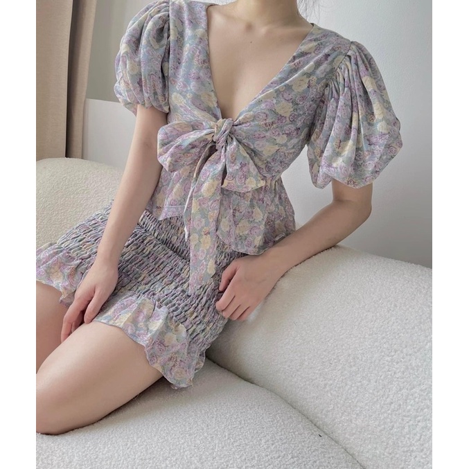 set hoa nhí thắt nơ