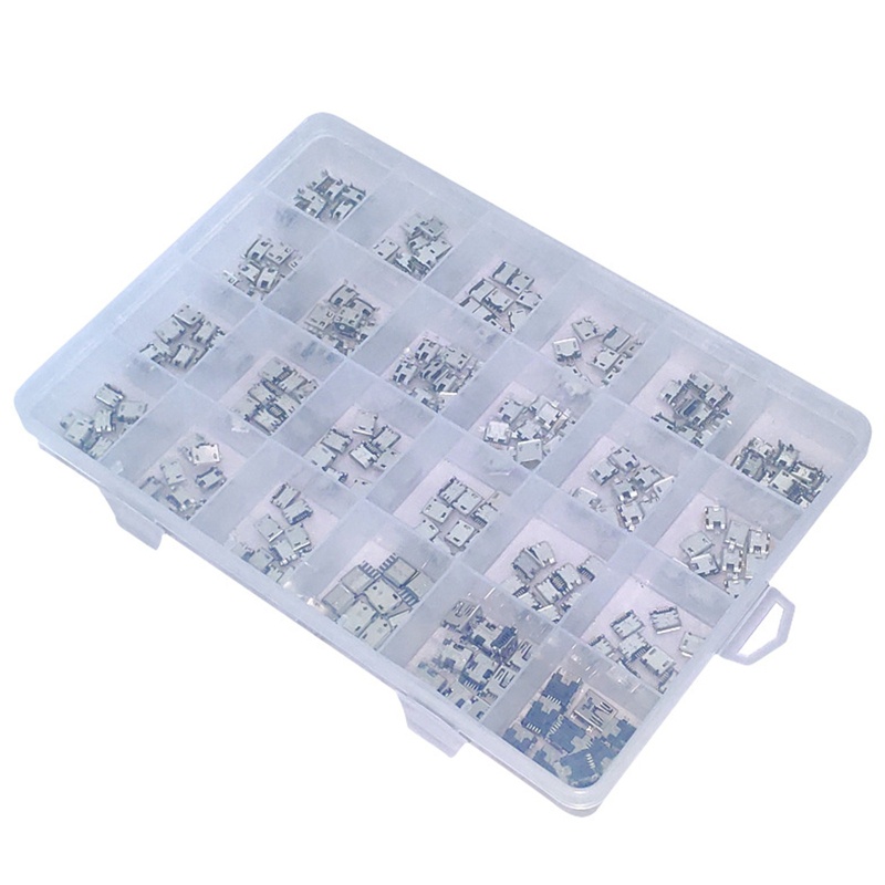 Bộ 240 Đầu Nối Cổng Micro USB 6 Pin Cái Cho Điện Thoại / MP3 / 4