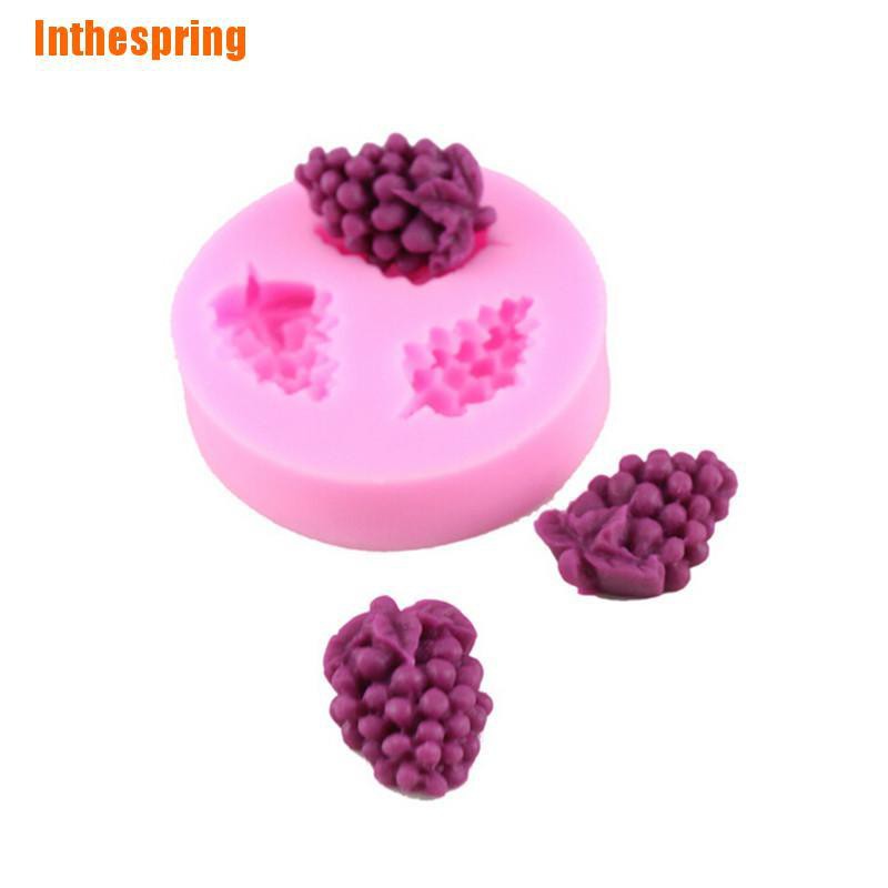 Khuôn Bánh Hình Chùm Nho Bằng Silicone