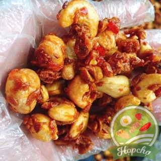 Hạt điều rang tỏi ớt combo 10
