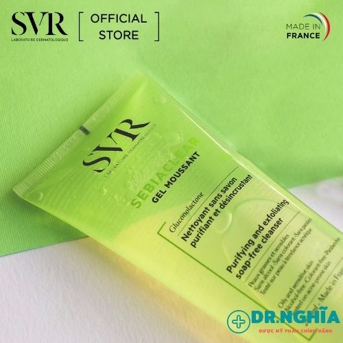 Sữa Rửa Mặt SVR Sebiaclear Gel Moussant 200ml cho da dầu mụn không chứa xà phòng - Bác Sĩ Nghĩa