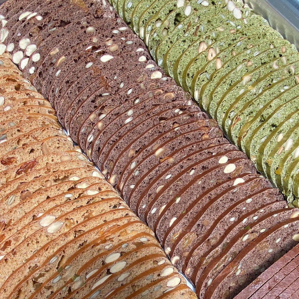 Bánh Biscotti Ăn Kiêng Mix 3 Vị - Vani, Chocolate, Matcha BẾP CHÈ THÁI