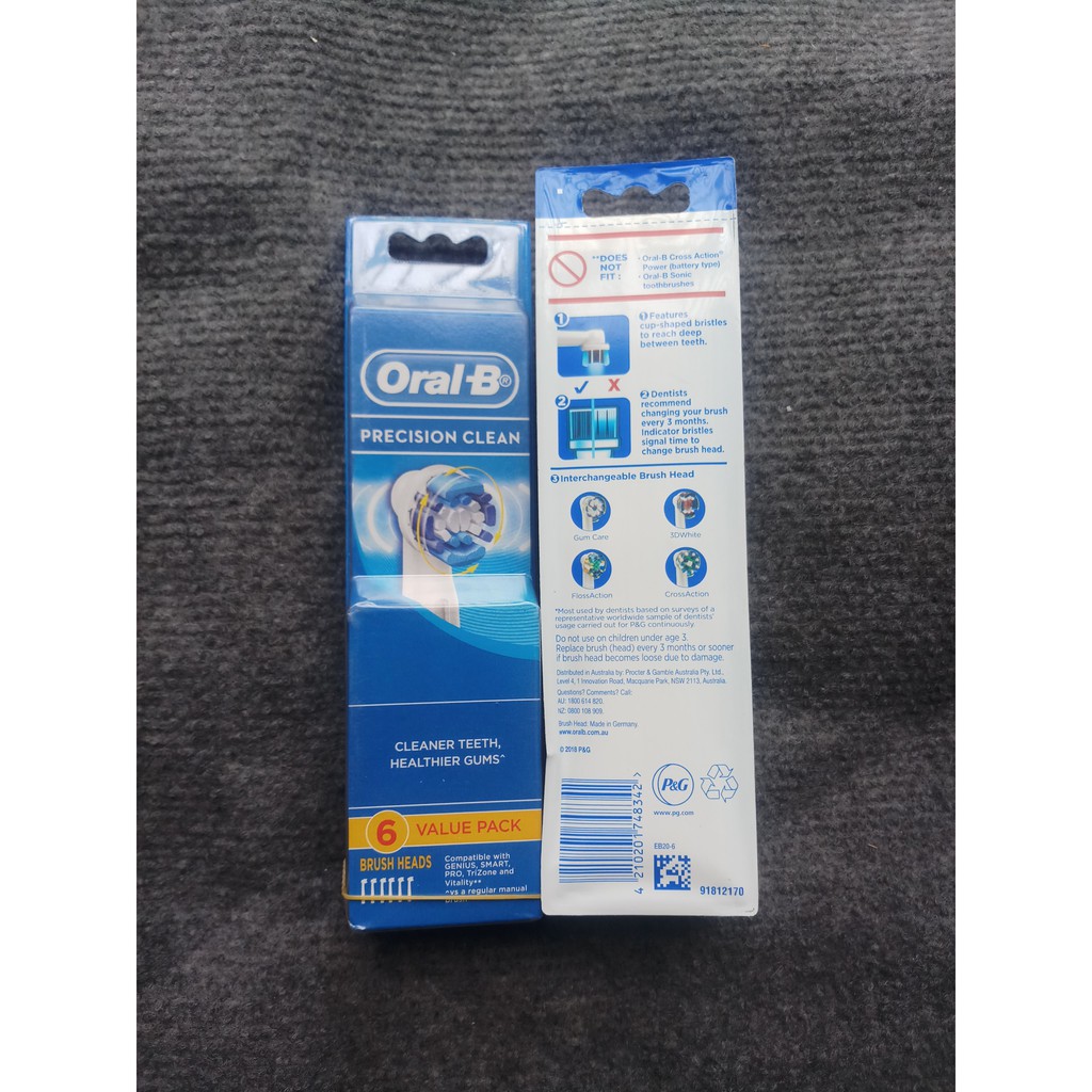 Set 06 Đầu Bàn Chải Điện Oral-B Precision