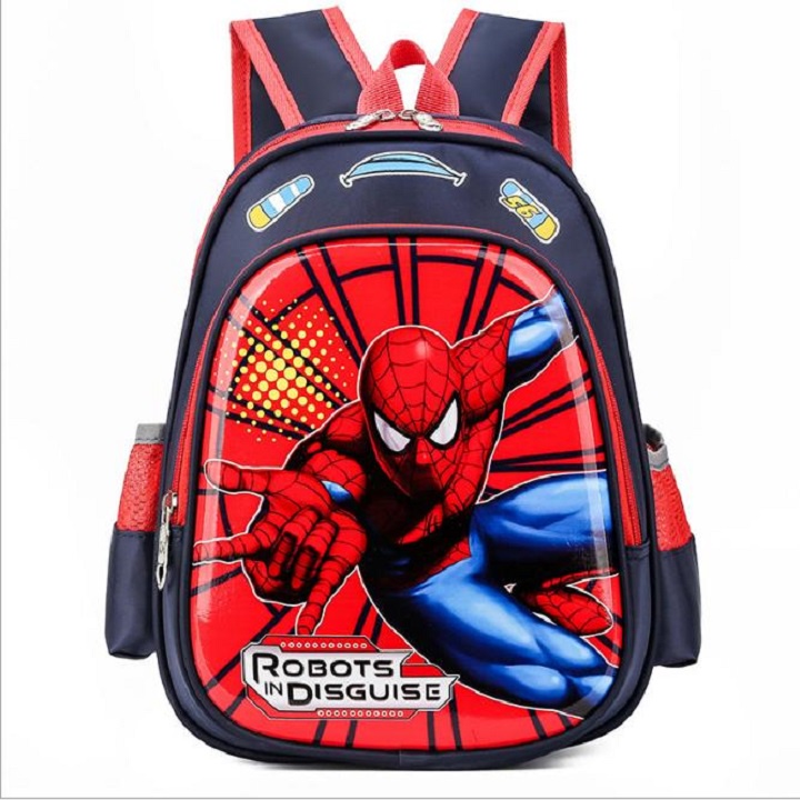 Balo in hình 3D siêu nhân , công chúa cho bé đi nhà trẻ, mầm non BL002