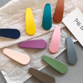 Kẹp Tóc Mini Mặt Nhám Họa Tiết Hình Học Dễ Thương Phong Cách Nhật Hàn Cho Nữ