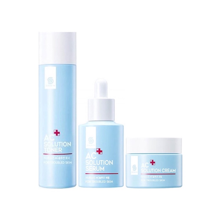 Nước Hoa Hồng Giảm Mụn, Cấp Ẩm, Phục Hồi Da G9Skin AC Solution Toner LOVESKINCARE VN