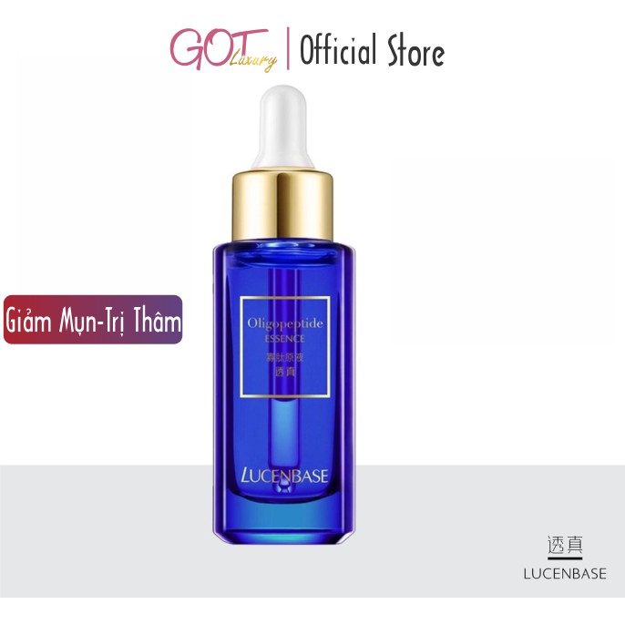 Serum Lucenbase Oligopeptide Giảm Mụn Cải Thiện Da Thâm - Review