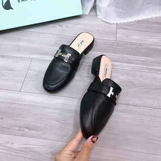 Dép sục nữ da chữ H