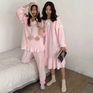 Bộ đồ ngủ và váy ngủ bông ORDET TAOBAO