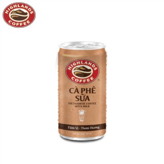 Thùng 24 lon cà phê sữa đá Highlands coffee 185ml/lon