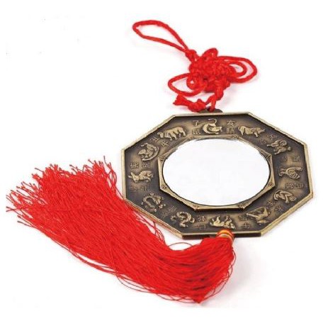 Gương bát quái phẳng treo phong thủy