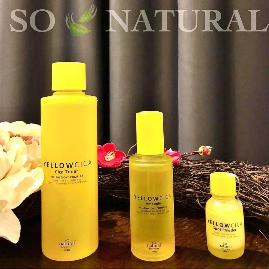 Combo Yellow Cica Hỗ Trợ Ngừa Mụn Dành Cho Mọi Loại Da So Natural