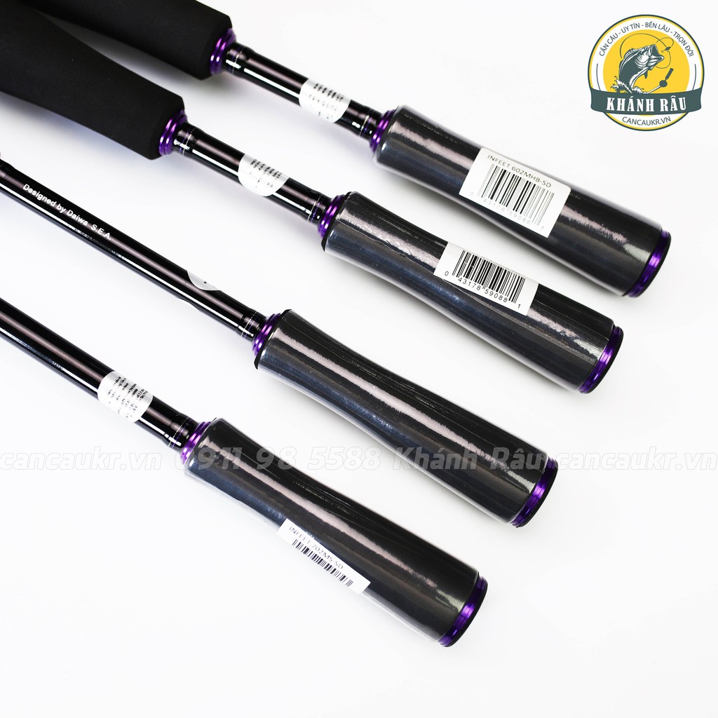 Cần Lure Daiwa 2 khúc Infeet 1m8/2m1  - 1m8/2m