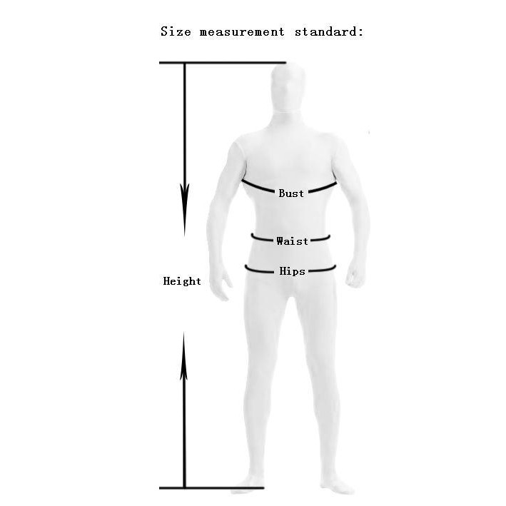 Bộ Đồ Hóa Trang Toàn Thân Zentai Bằng Nylon Spandex Dành Cho Nam