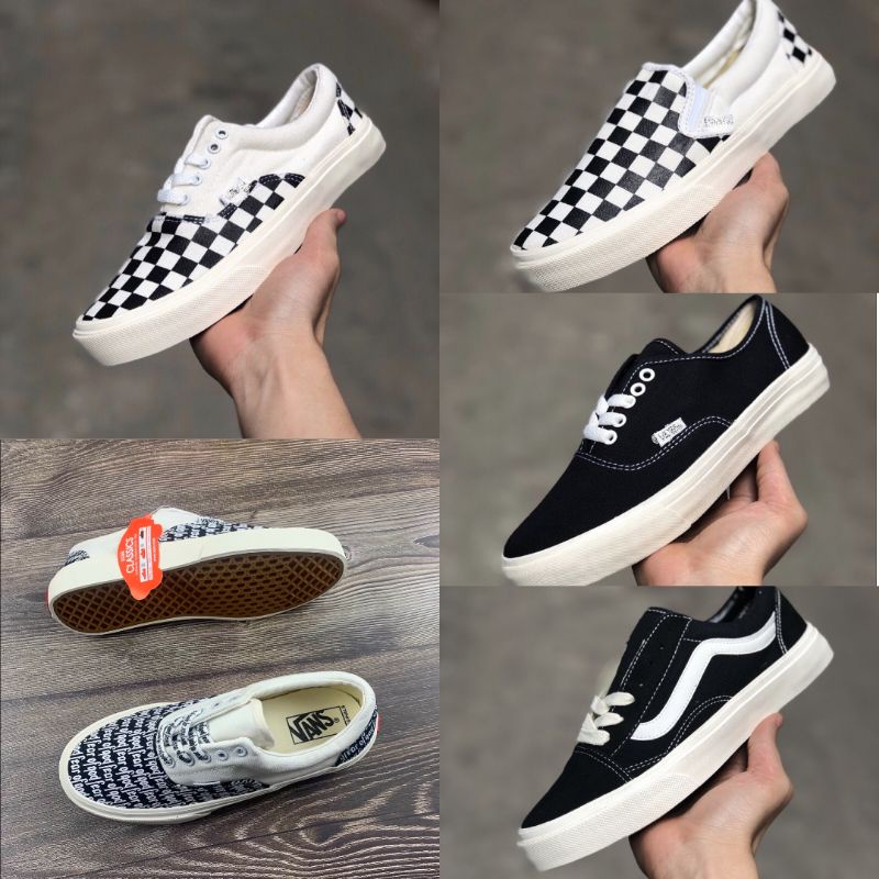 Giày sneaker 𝐕𝐚𝐧𝐬 𝐒𝐭𝐲𝐥𝐞 𝐕𝐚𝐮𝐥𝐭 , vans old skool đen thấp