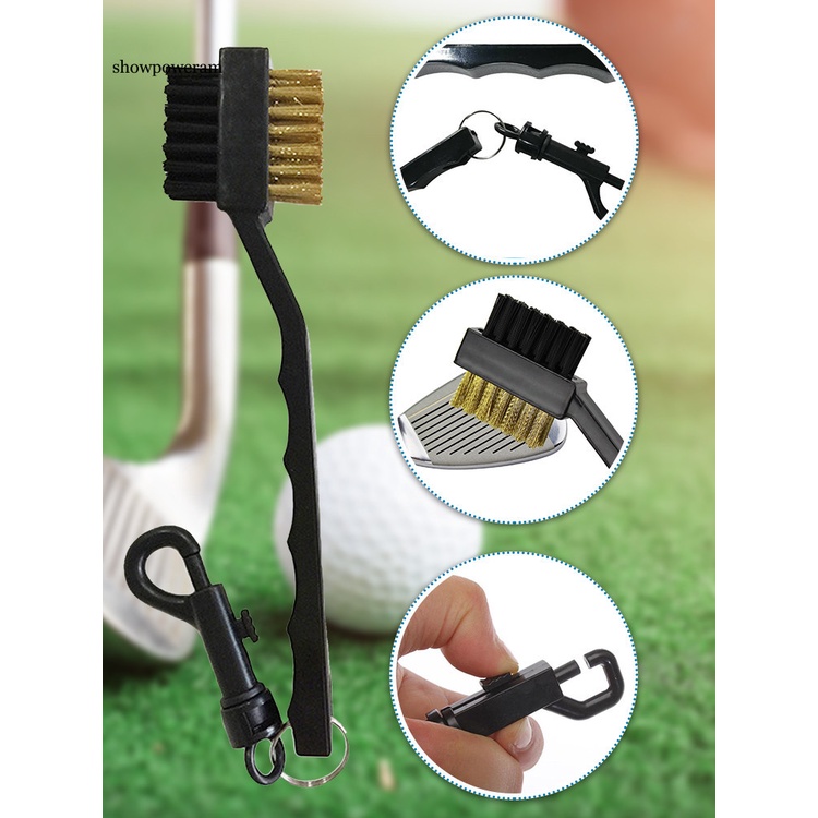 Bàn Chải Vệ Sinh Gậy Đánh Golf Bằng Thép Đa Năng Tiện Dụng