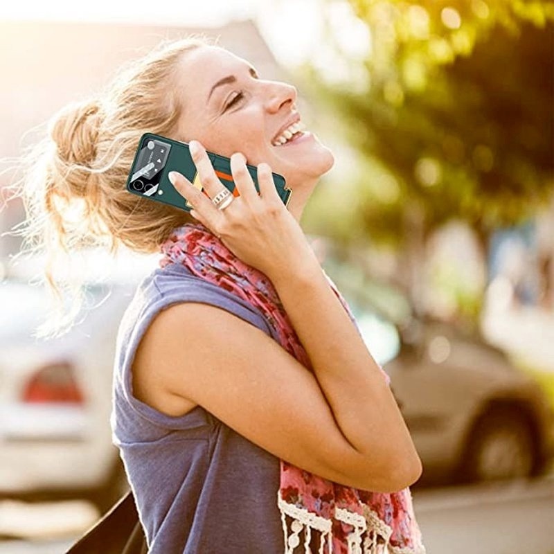 Ốp Điện Thoại Chống Sốc Tích Hợp Phim Bảo Vệ Cho Galaxy Z Flip3 Galaxy Z Flip3