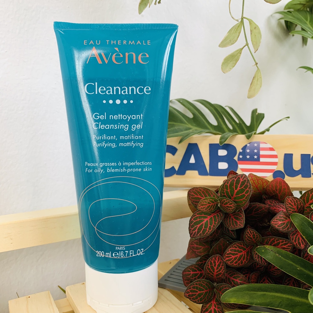 Sữa Rửa Mặt Avene Cleanance Cleansing Gel 400ml CABOUS025 dành cho da dầu mụn, nhạy cảm các size