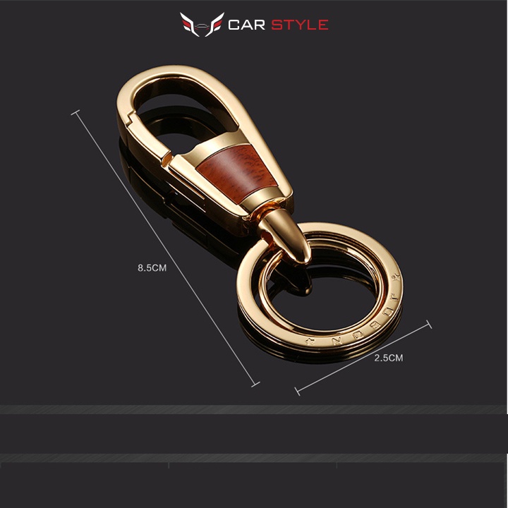 Móc Khóa Ô Tô Jobon - Hoạ Tiết Phương Tây - Mạ Nano Chống Xước