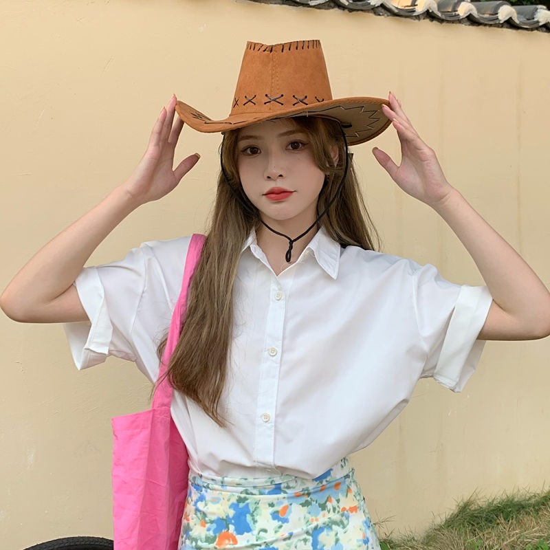 Áo sơ mi tay ngắn thiết kế mỏng phong cách retro mùa hè 2021 cho nữ