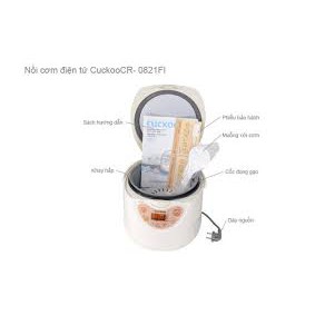 Nồi Cơm Điện tử Cuckoo CR- 0821FI 1.5 Lít - Hàng chính hãng