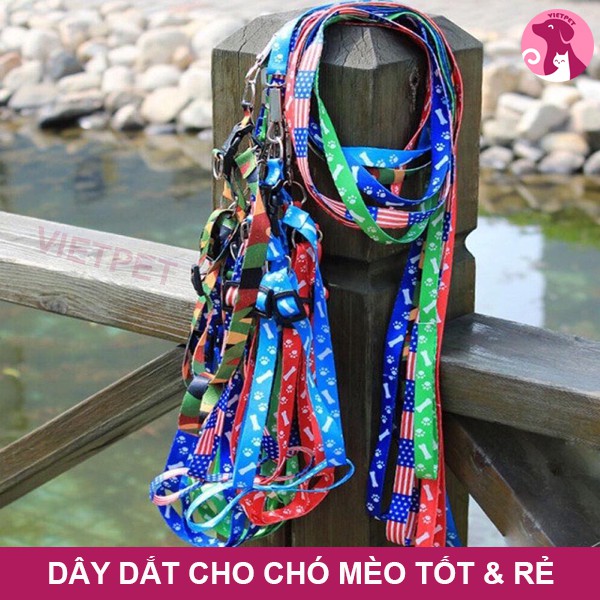 DÂY DẮT ĐAI NGỰA CHO CHÓ, MÈO