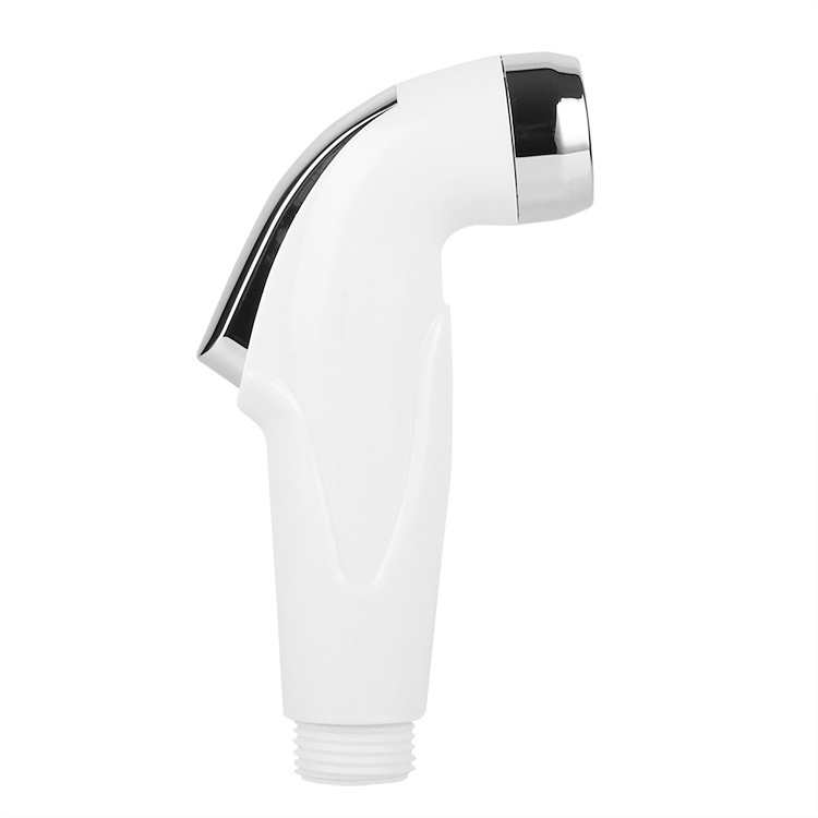 Đầu vòi xịt vệ sinh nhà tắm  Màu Trắng (Xịt Âm - Mẫu 2) bằng nhựa ABS dùng cho nhà vệ sinh, nhà tắm, sân vườn