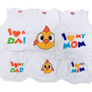 Combo 3 bộ ba lỗ sịp trắng s1-5