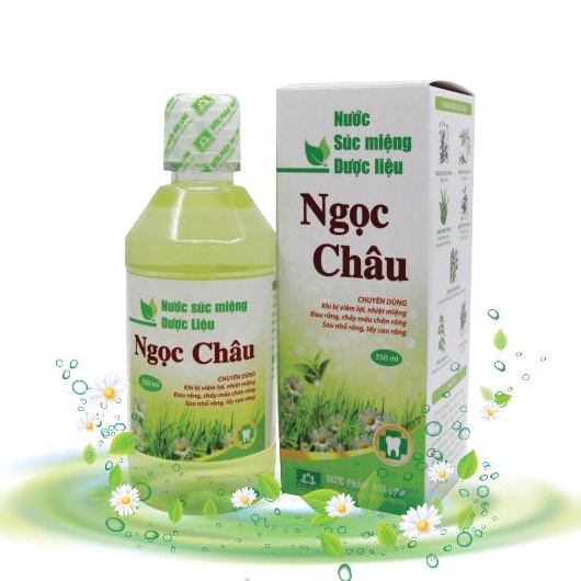 Nước súc miệng dược liệu Ngọc Châu 350ml