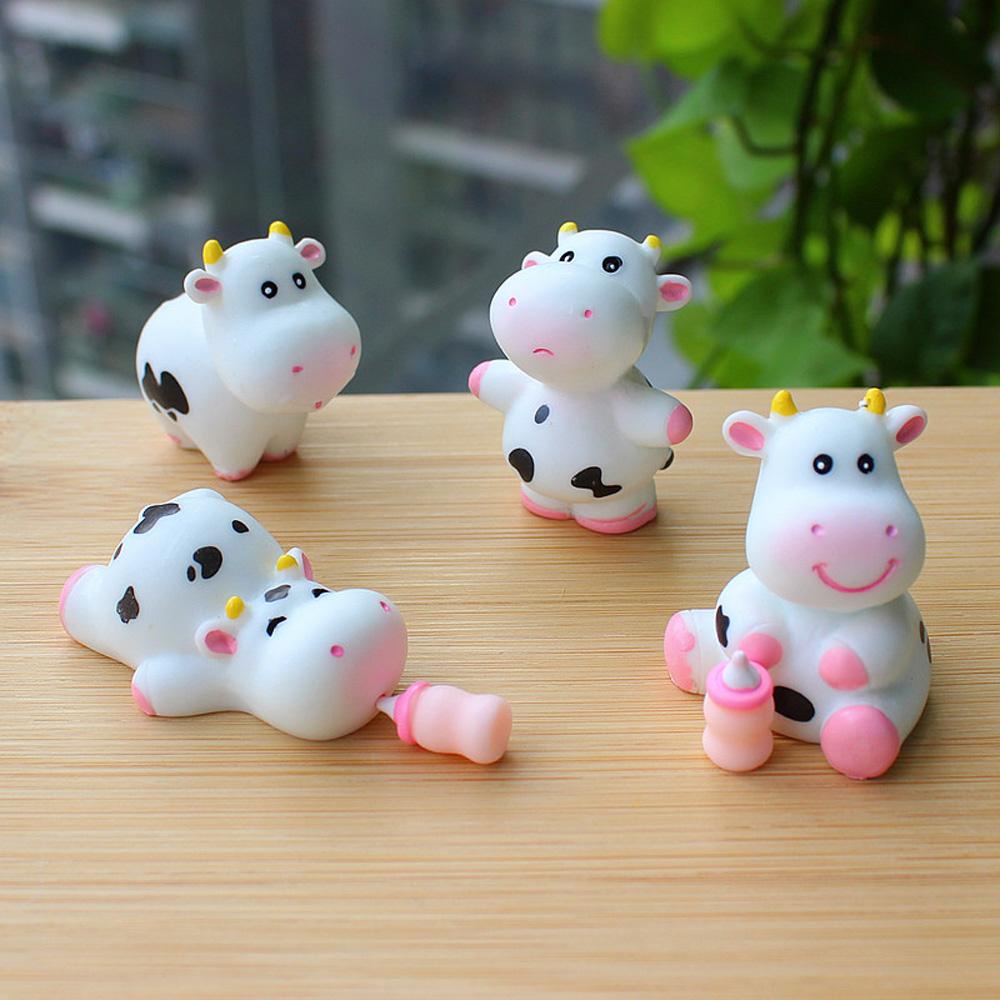 Đồ trang trí Bò Sữa Mini Trang Trí Sân Vườn