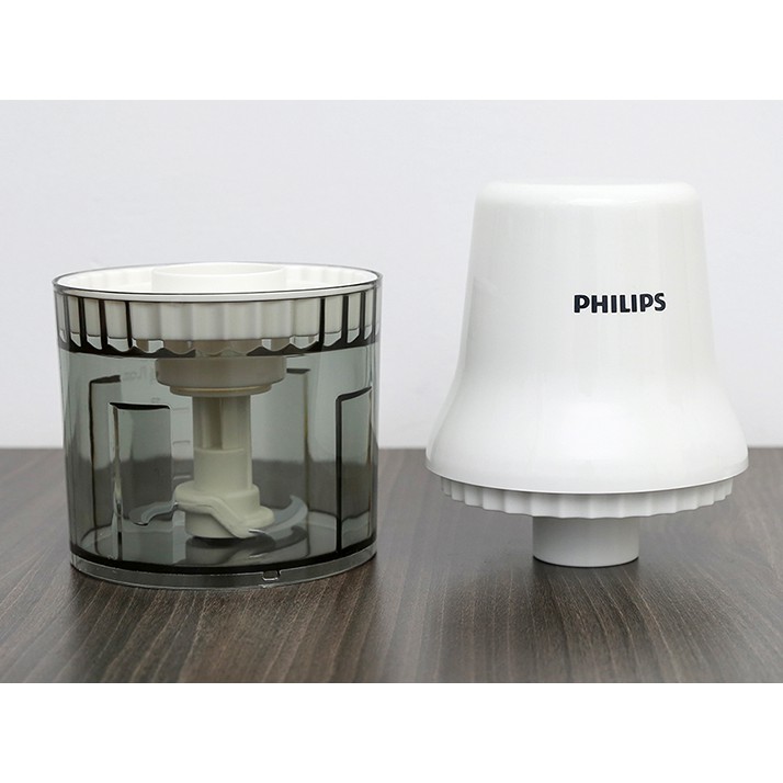 Máy xay thịt Philips HR1393 1 CỐI NHỰA 0.7L 450W - 1 TỐC ĐỘ - TỰ ĐỘNG NGẮT (Màu trắng)