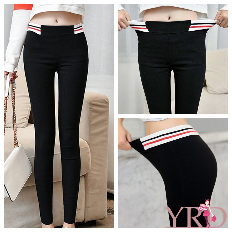 Quần dài dáng ôm lưng cao thời trang năng động cho nữ | BigBuy360 - bigbuy360.vn