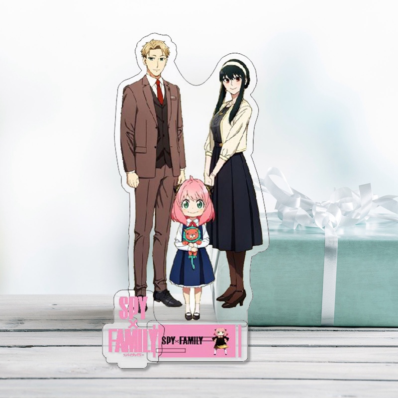 Mô Hình Nhân Vật Phim Anime Spy X Family Bằng Acrylic Có Giá Đỡ Độc Đáo Dùng Làm Quà Tặng Sinh Nhật