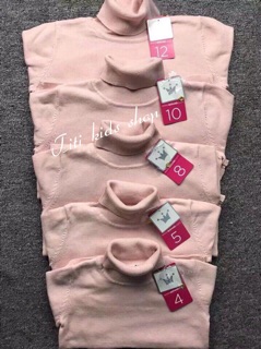 Áo len cổ lọ gập