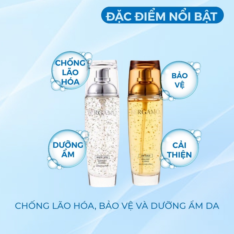 Serum Vàng 24k Dưỡng Trắng Da Dưỡng Ẩm Begamo Hàn Quốc Tinh Chất 24k Giúp Căng Bóng Da Chống Lão Hóa Mờ Thâm Nám 110ml