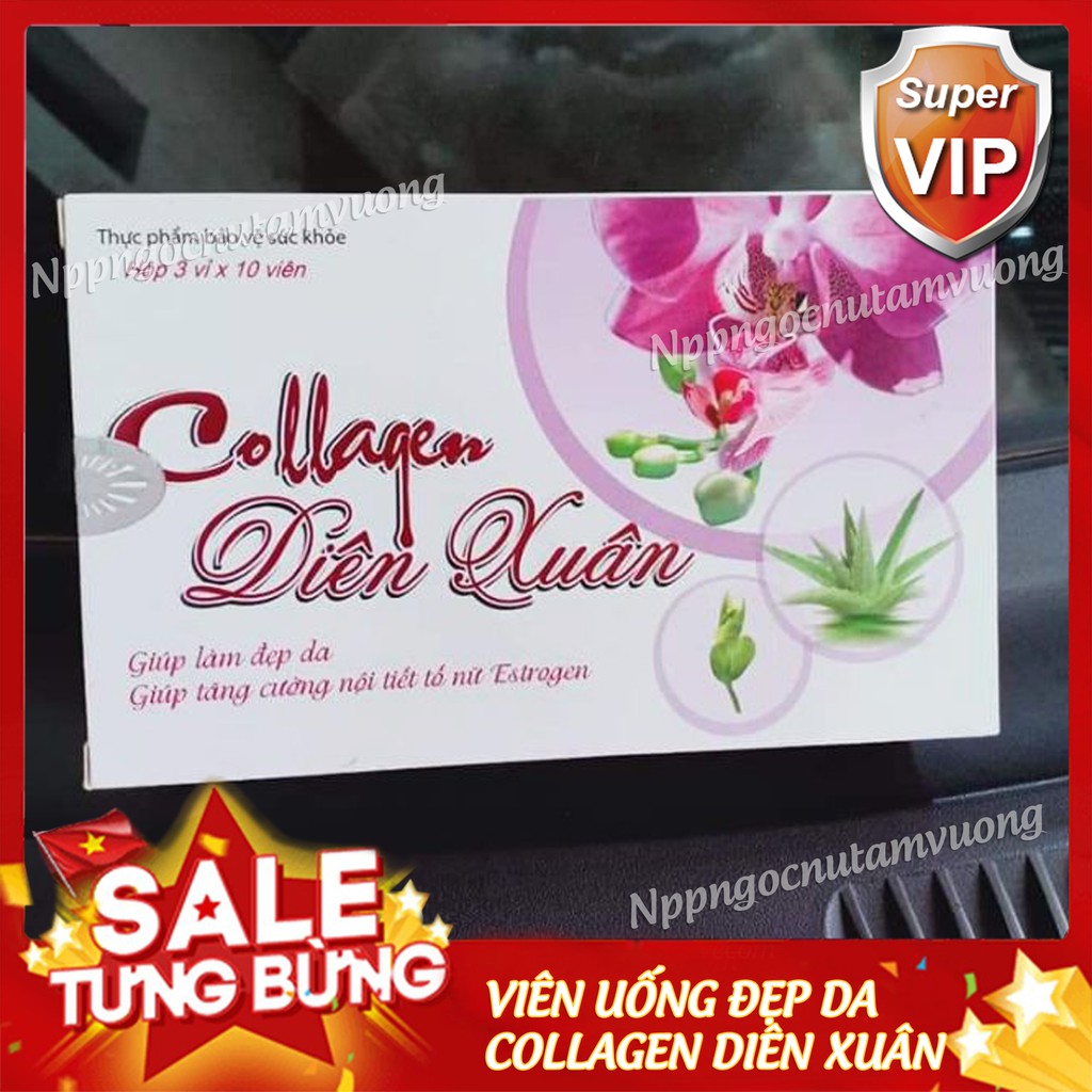 Viên tái tạo da collgen Diên Xuân LOẠI TỐT NHẤT giúp xóa nếp nhăn cho da căng mịn | BigBuy360 - bigbuy360.vn