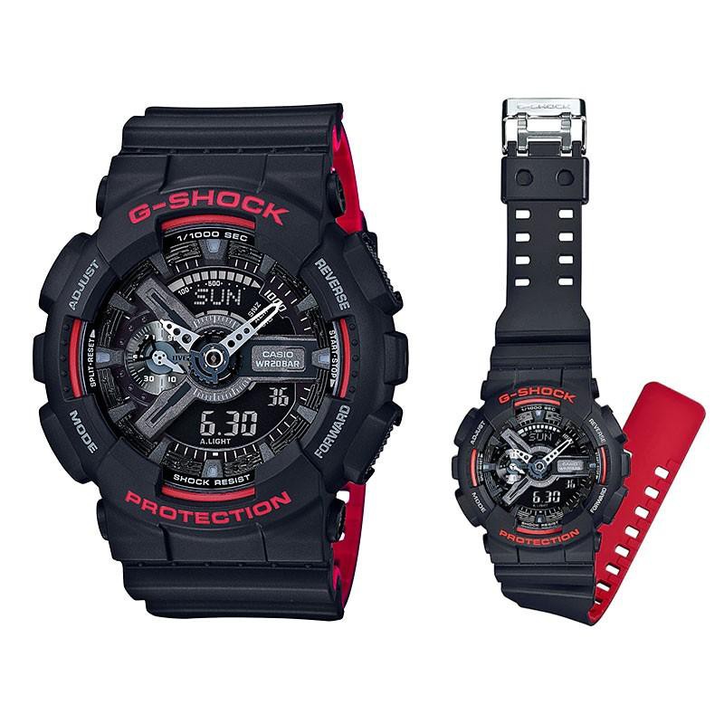 Đồng hồ Nam Dây Nhựa Casio G-Shock GA-110HR-1A chính hãng bảo hành 5 năm Pin trọn đời