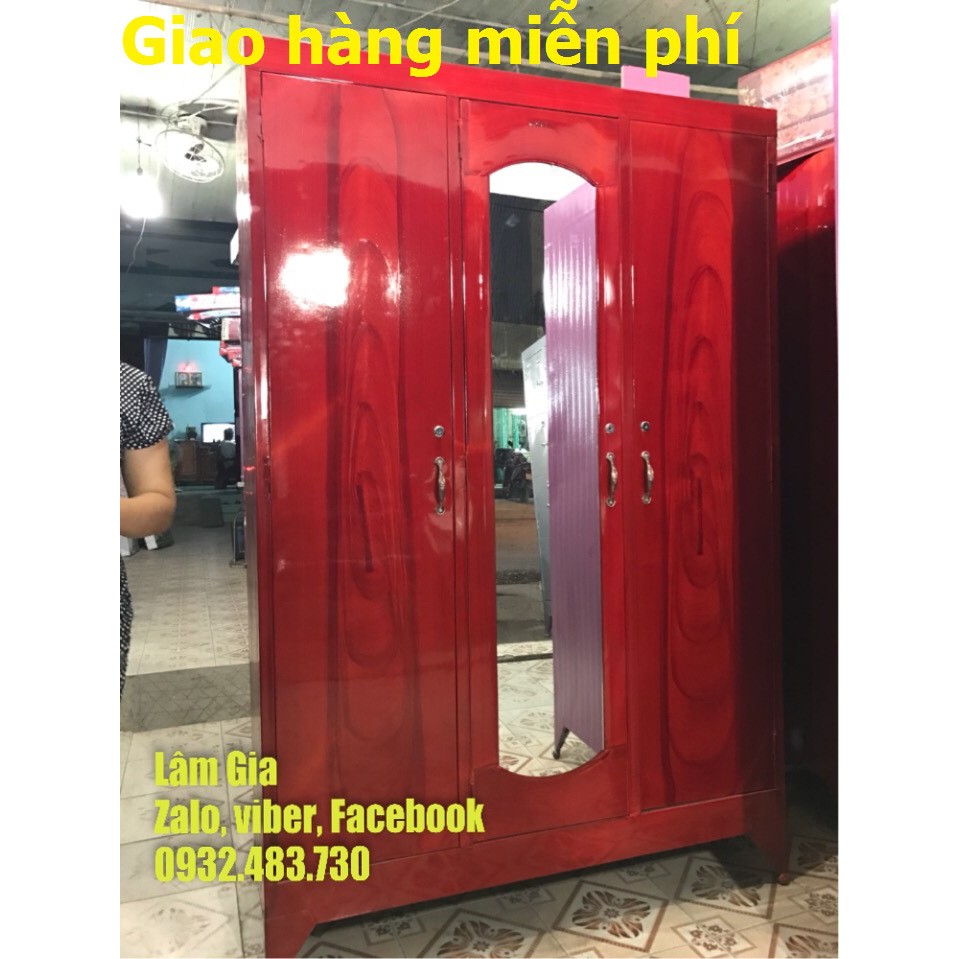 Tủ sắt quần áo giá rẻ quận 2 , ngang 1m2