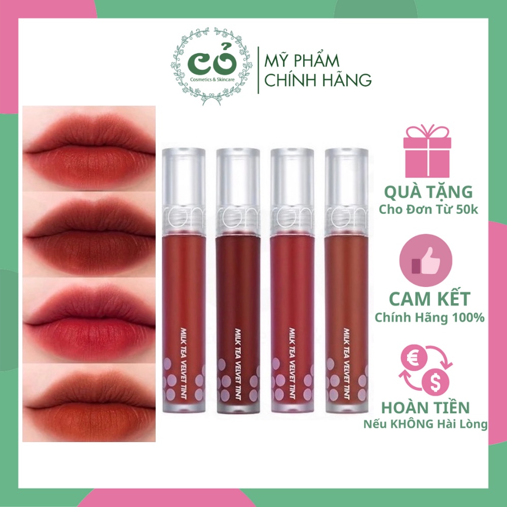 Son Kem Lì Romand Milk Tea Velvet Tint | Thế Giới Skin Care