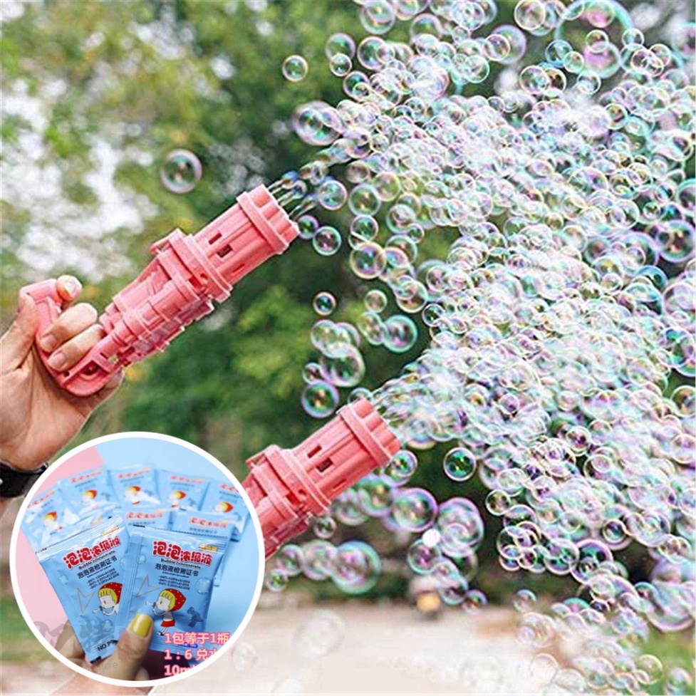 COMBO 3 Gói Nước Pha Bong Bóng Xà Phòng Dành Cho Đồ Chơi Thổi Bóng Của Bé (1429BGN)