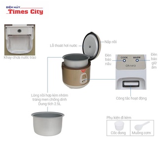 NỒI CƠM ĐIỆN CUCKOO CR-1413 2.5L