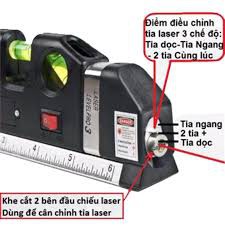 Thước Nivô Đo Kĩ Thuật Thông Minh - Laser đa năng T217- oanh shop